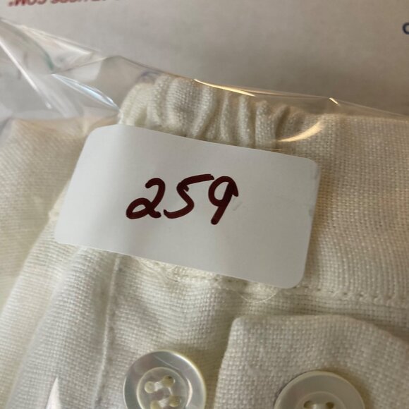 Womens Eskandar Bergdorf Goodman Asymmetrical Wrap Linen Maxi Skirt White 6/8 NW - Picture 13 of 15